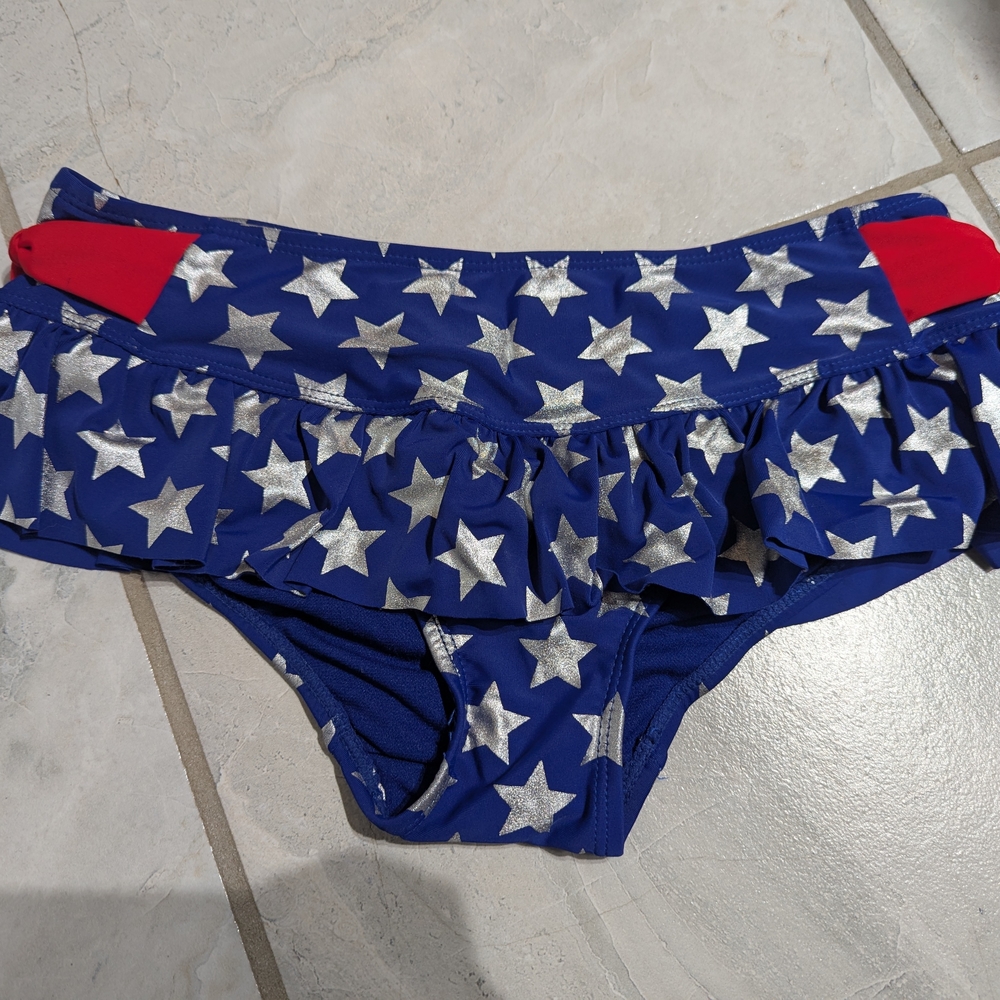 DC Comics WW Wonder Woman Stars Bathing Suit Bottoms
